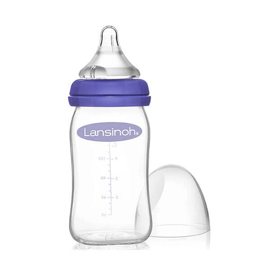 Lansinoh glass feeding bottle – view 2