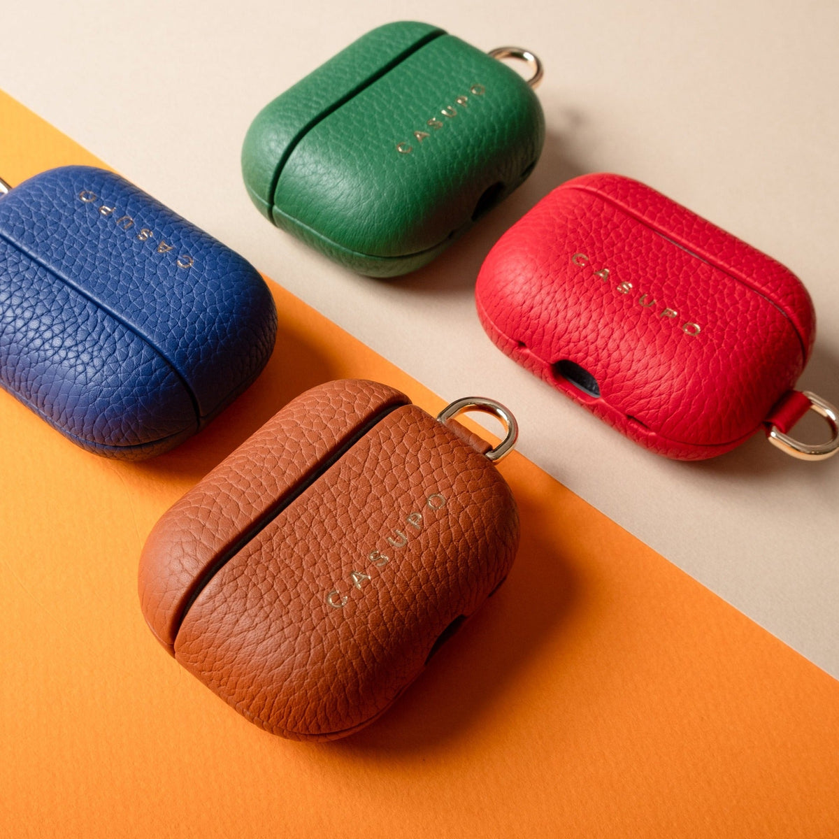 Leather Airpod Case - TanSmall Leather GoodsTorqelo.com