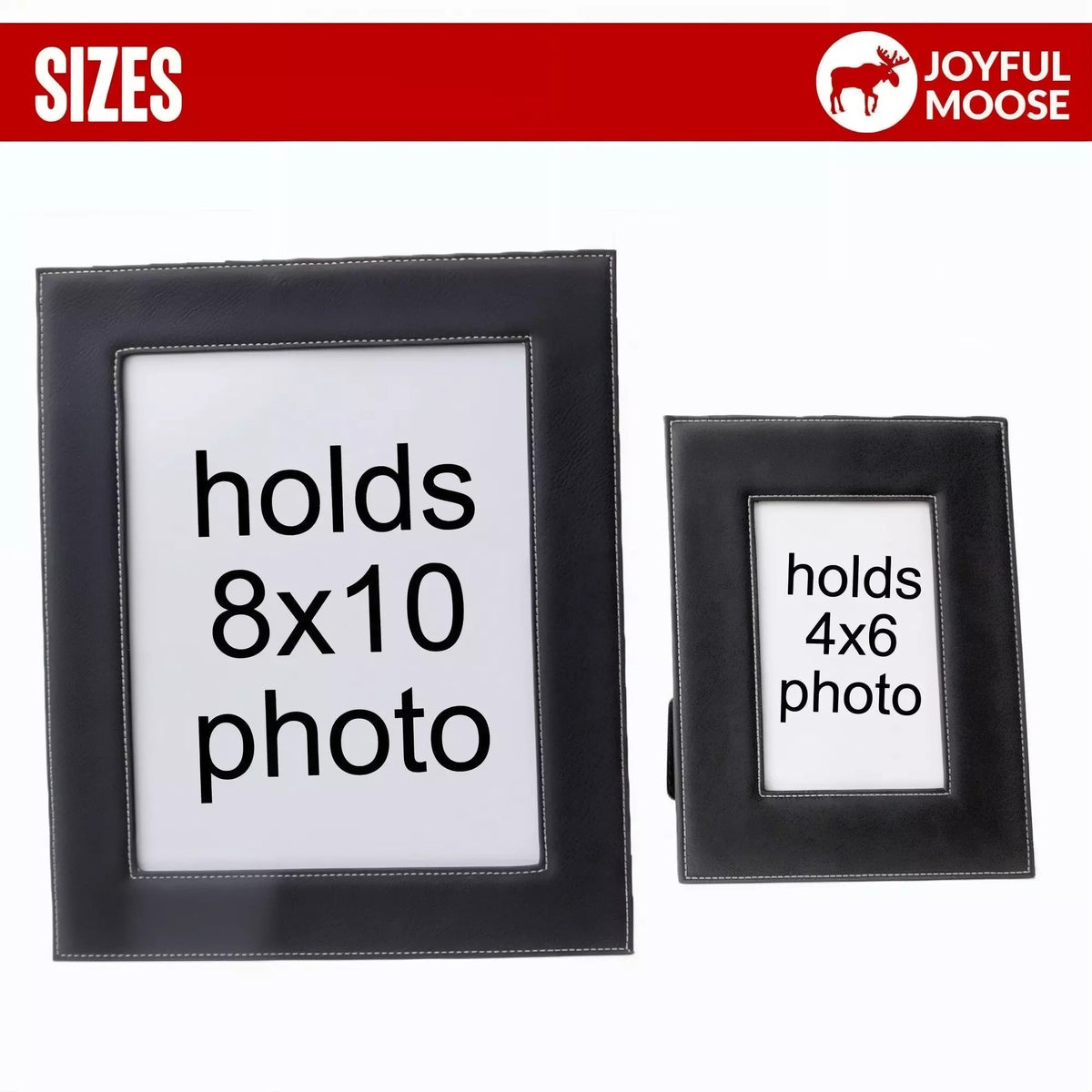 Leather Photo Frame – Elegant Faux Leather Frame For Birthday Gift HerweddingsTorqelo.com