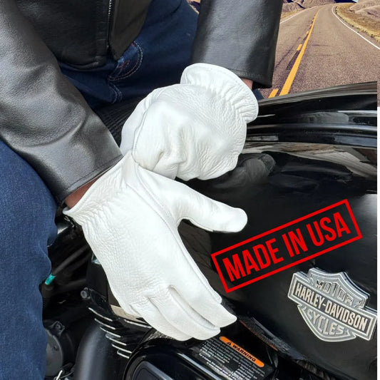 Cadbury White Touchscreen Gloves by Legendary USA