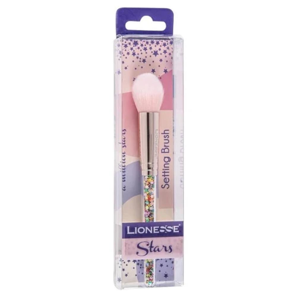Lionesse Star Setting Brush 4114 for Flawless Makeup by Beauty Care Bag