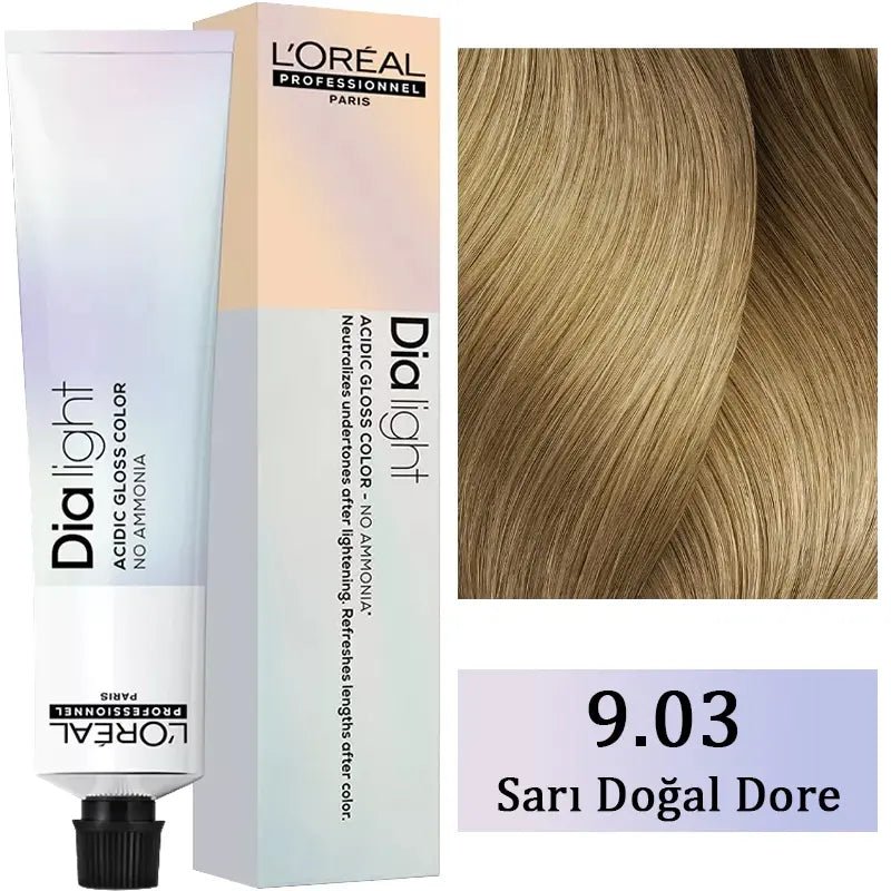 L'Oreal Professionnel Dia Light Ammonia-Free Hair Color 9.03 50mlHair CareTorqelo.com