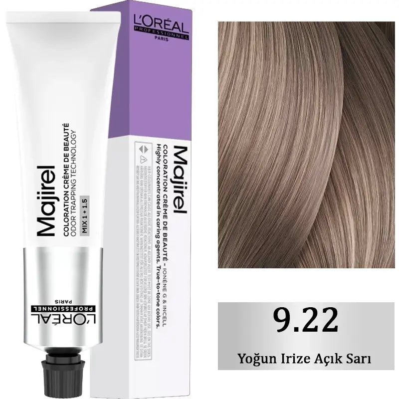 Loreal Professionnel Majirel Hair Dye 9.22 Light Blonde 60ml by Beauty Care Bag