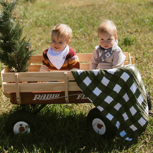 Lumberjack Bandana Bib Set by Parker Baby Co.