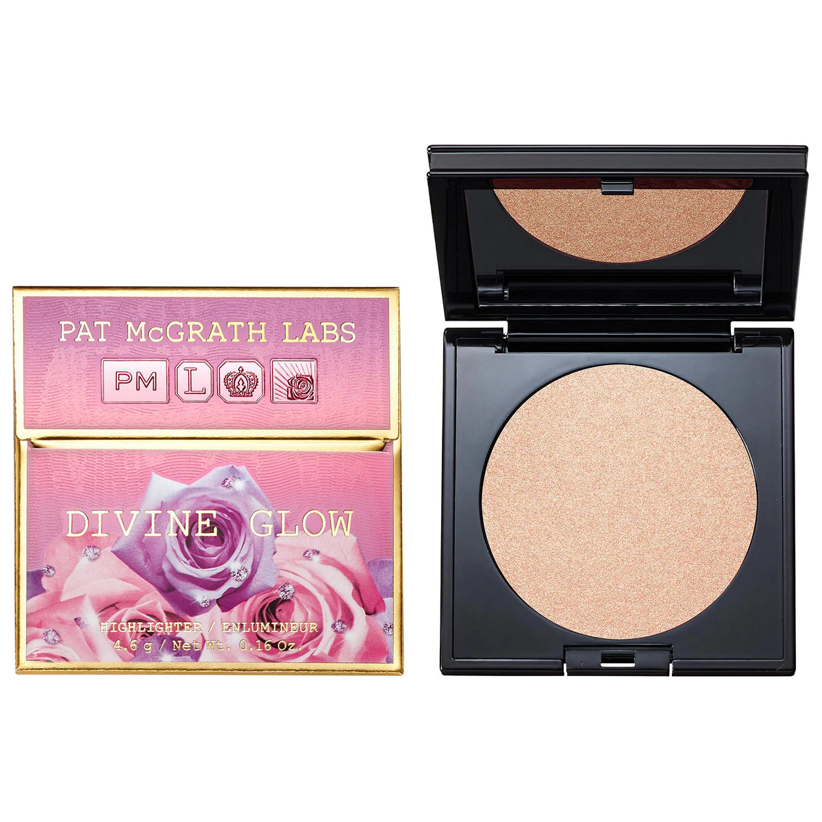 Pat McGrath Labs Skin Fetish Divine Glow Highlighter: Radiant, High-Intensity Shimmer for Luminous Makeup Looks by Beauty Care Bag
