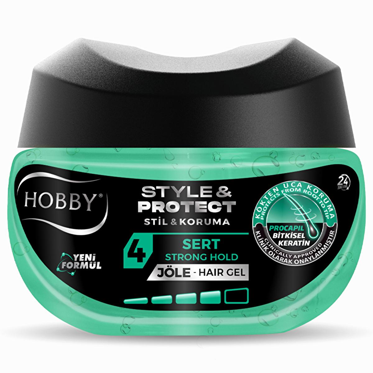 Hobby Style hair styling gel with Procapil and keratin, 8.45 fl oz