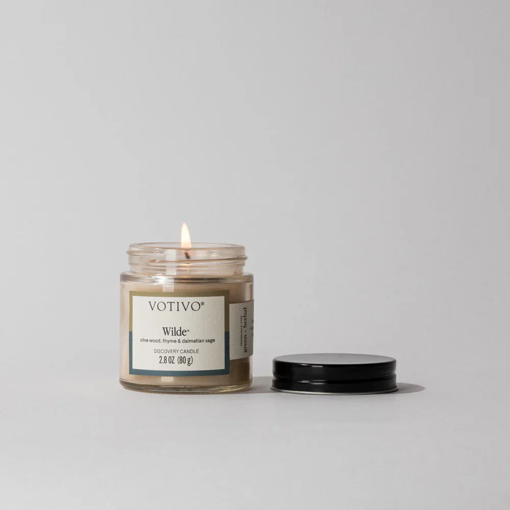Votivo Wilde Discovery Candle by Rust & Cinder