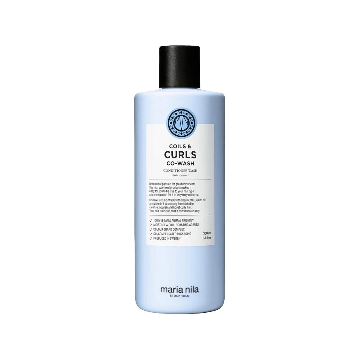 Maria Nila Coils And Curls Co-Wash Shampoo for Curly Hair Care - Gentle, 11.87 fl ozShampooTorqelo.com