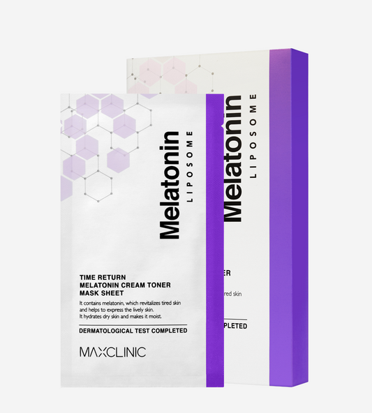 MAXCLINIC Time Return Melatonin Cream Toner Mask 27ml X 5ea by Seoulia