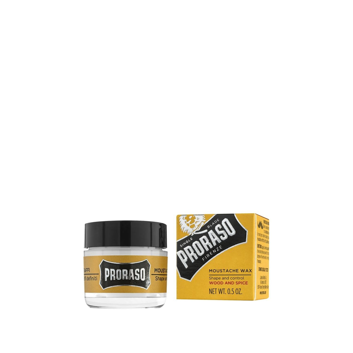 Proraso beard and mustache styling wax, 15ml