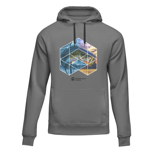 Fishing Geometry' Unisex Hoodie by Outdoorzees