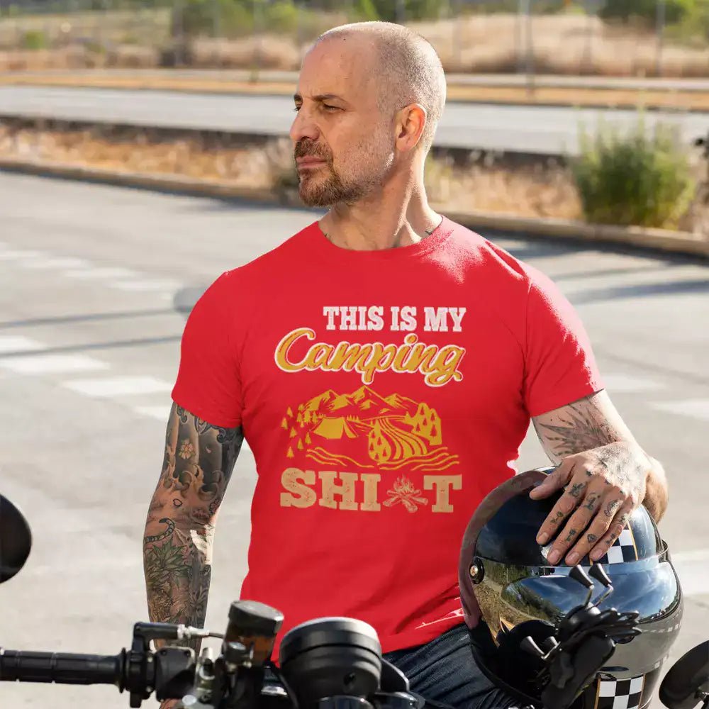 This Is My Camping T-Shirt for Men by Outdoorzees