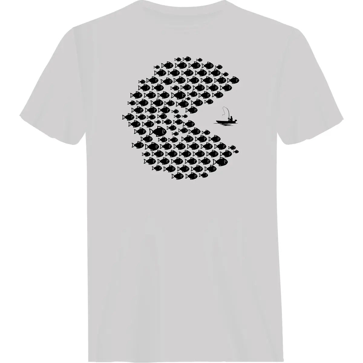 Fishing Pacman Style Man T-Shirt by Outdoorzees