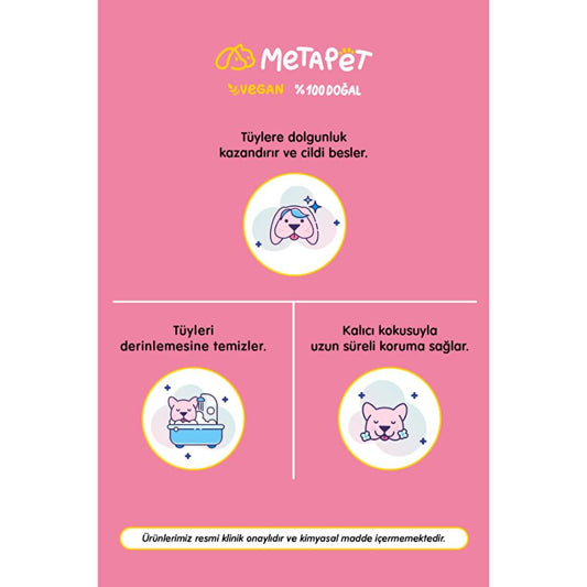Metapet Natural Dog Shampoo for Sensitive Skin & Puppies - 8.45 fl oz, Organic, Chemical-Free, Clinically ApprovedShampooTorqelo.com