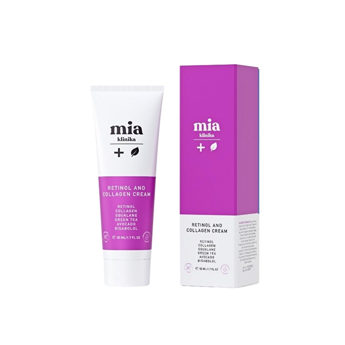 Mia Klinika Anti-Aging Cream with Retinol and Collagen - Reduces Wrinkles, Improves Skin Elasticity - 1.69 fl ozMoisturizerTorqelo.com