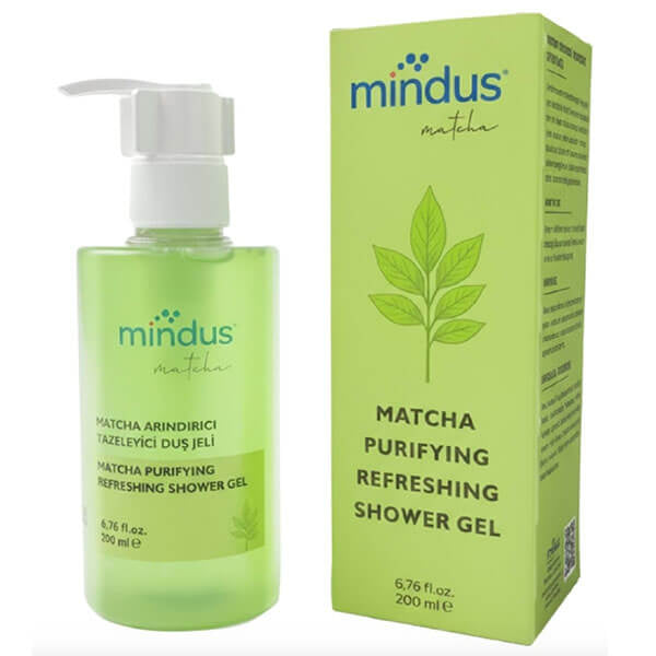 Mindus Matcha Shower Gel Refreshing Body Wash 200 ml by Beauty Care Bag