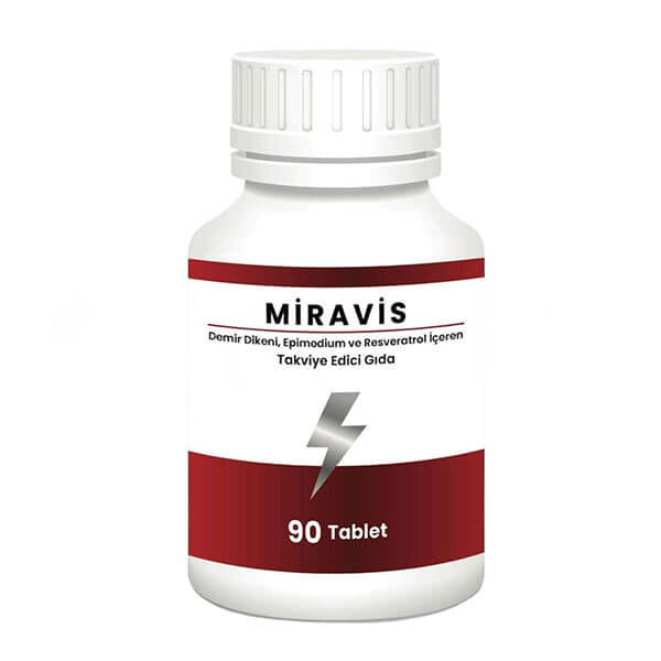 Miravis Dietary Supplement for Daily Wellness Support 90 Tablets by Beauty Care Bag