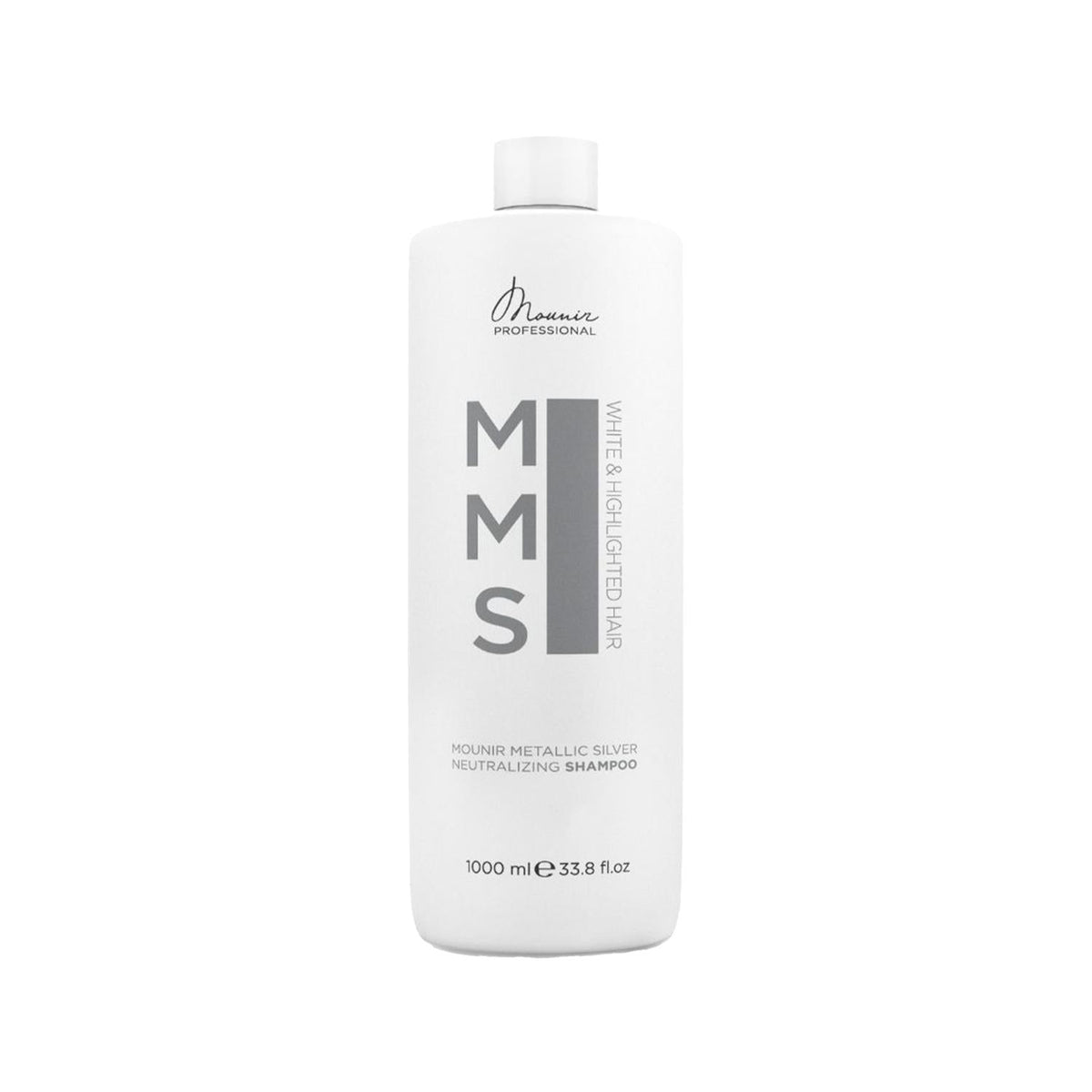 Mounir Silver Hair Shampoo for Gray & White Hair - Neutralizing, 1000mlShampooTorqelo.com