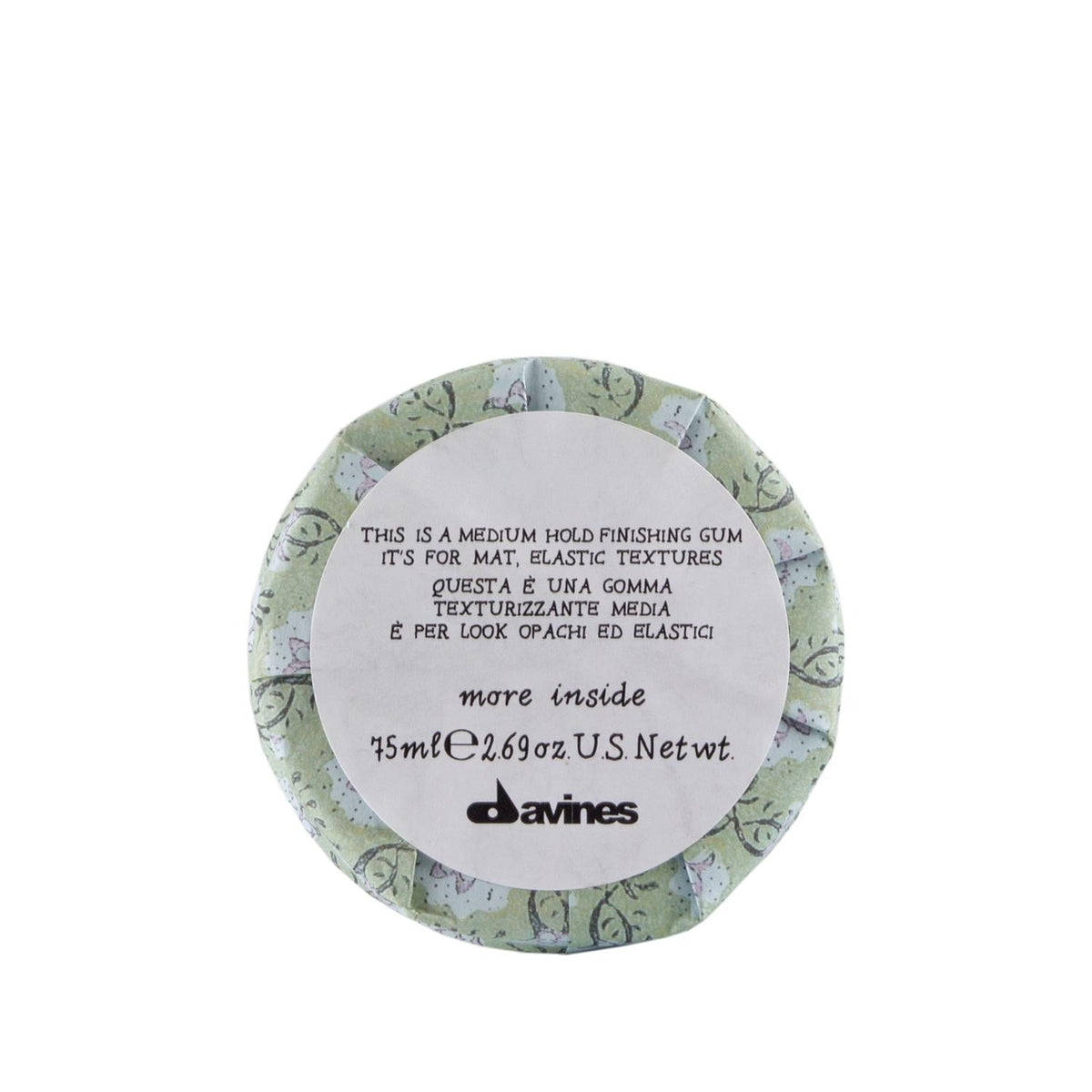 Davines Hair Styling Gum - Medium Hold Finishing Gum for Hair Styling, 2.54 fl oz by Beauty Care Bag