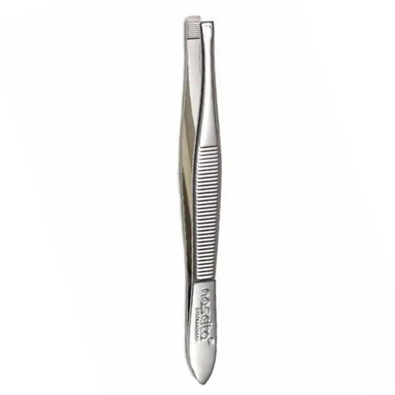 Nascita Solingen Flat Tip Tweezers for Precise Shaping by Beauty Care Bag