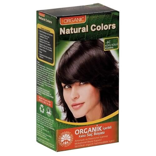 Natural Colors 6C Dark Ash Blonde Organic Hair Dye by Beauty Care Bag