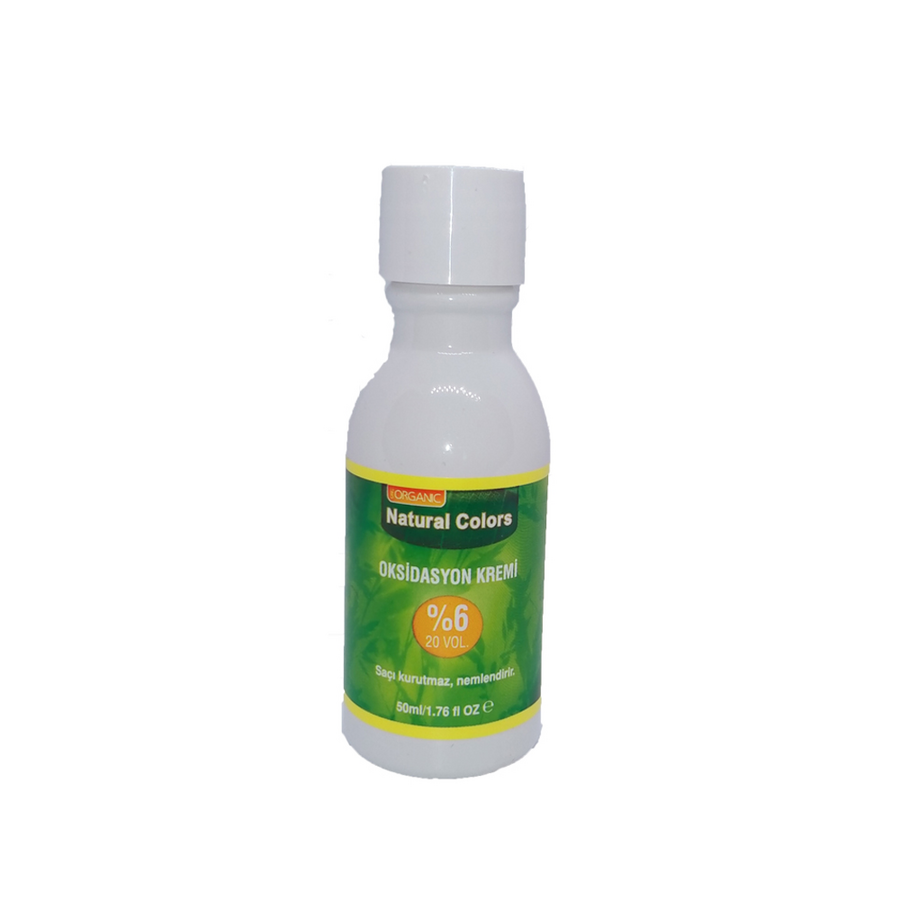 Natural Colors 20 Volume Developer for Hair Dye 50ml by Beauty Care Bag