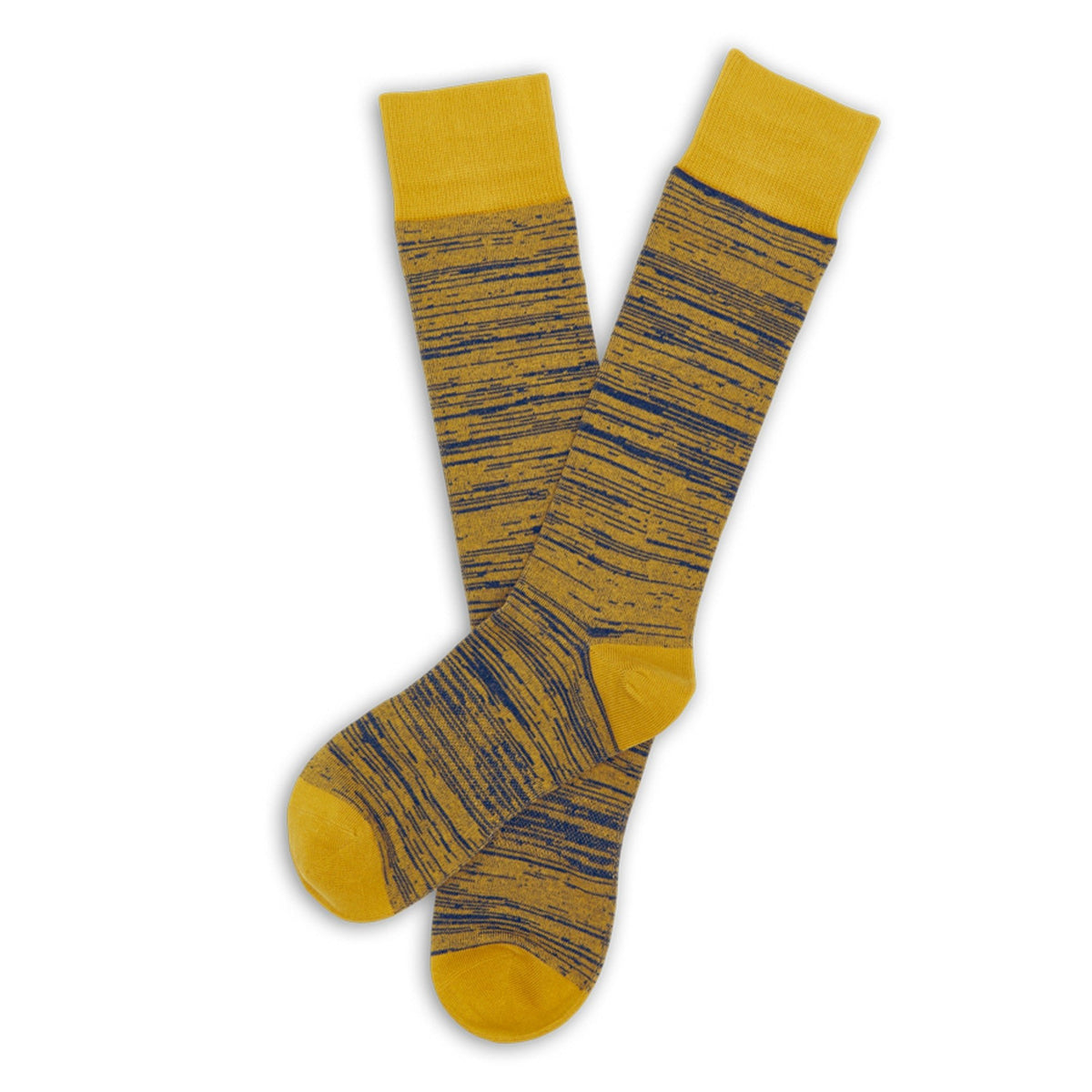Navy / Gold Marl Dress SocksTeam ColorwaysTorqelo.com