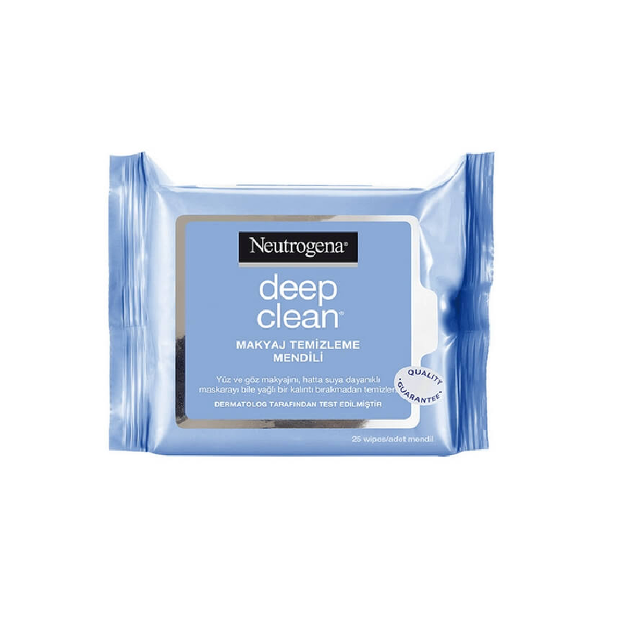 Neutrogena Deep Clean Makeup Remover Wipes 25 Count by Beauty Care Bag