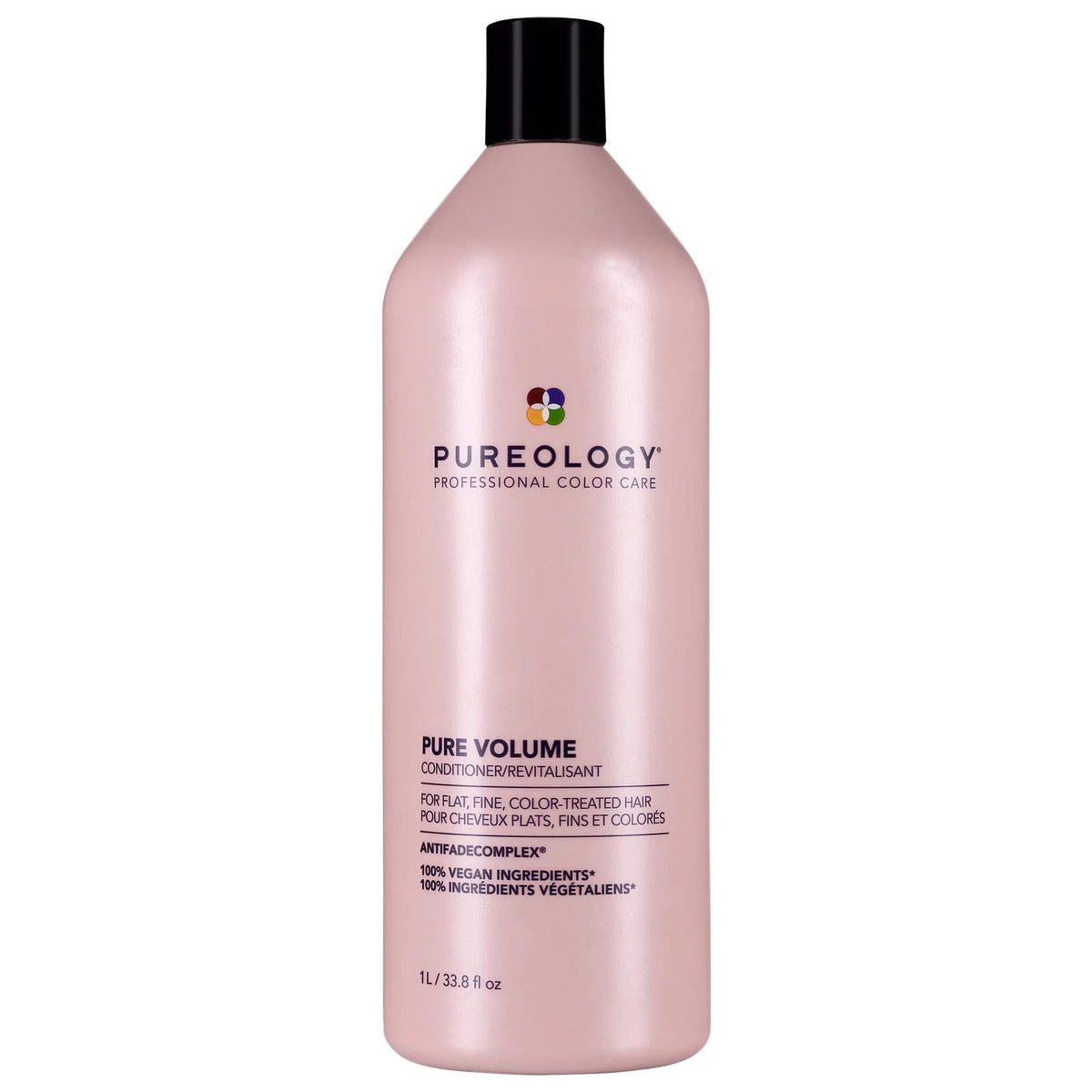 Pure Volume Conditioner - Vegan, Sulfate-Free, Color-Safe for Fine Hair | Enhances Volume & Restores Movement by Beauty Care Bag