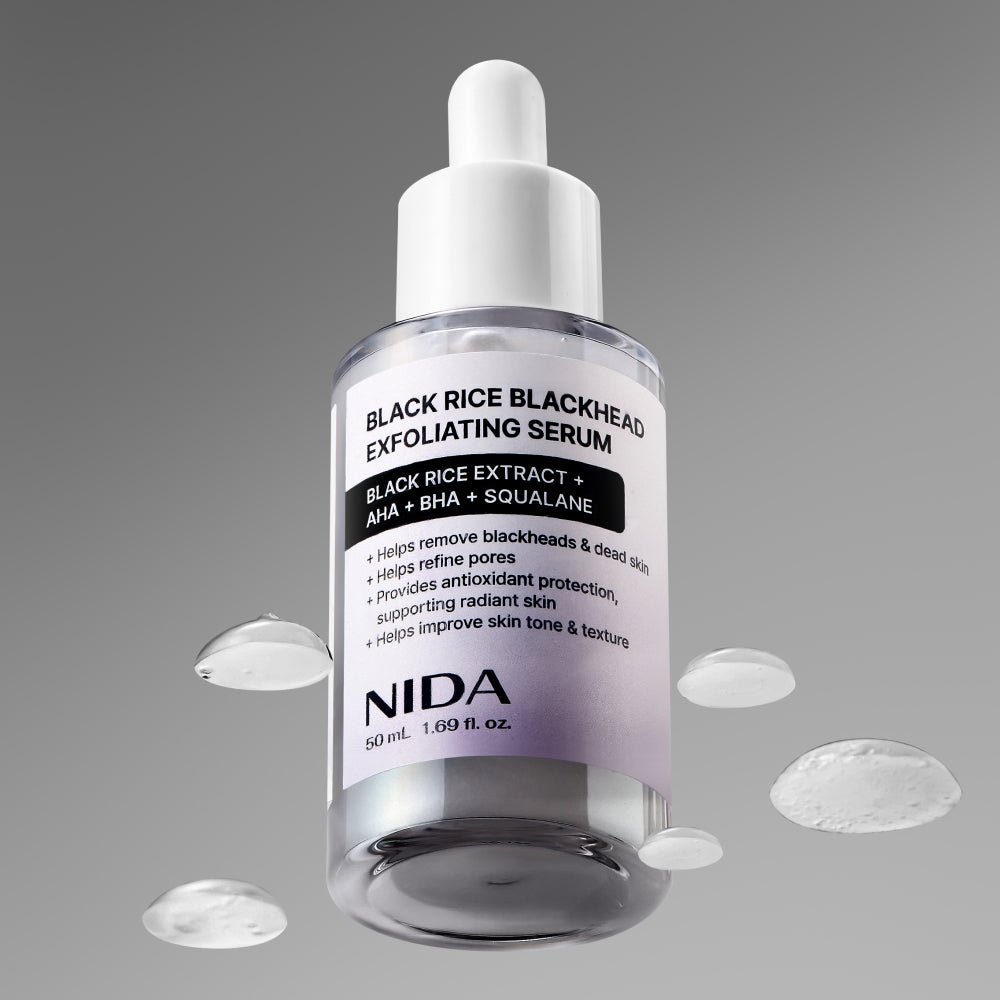NIDA Black Rice Blackhead Exfoliating Serum 50ml by Seoulia
