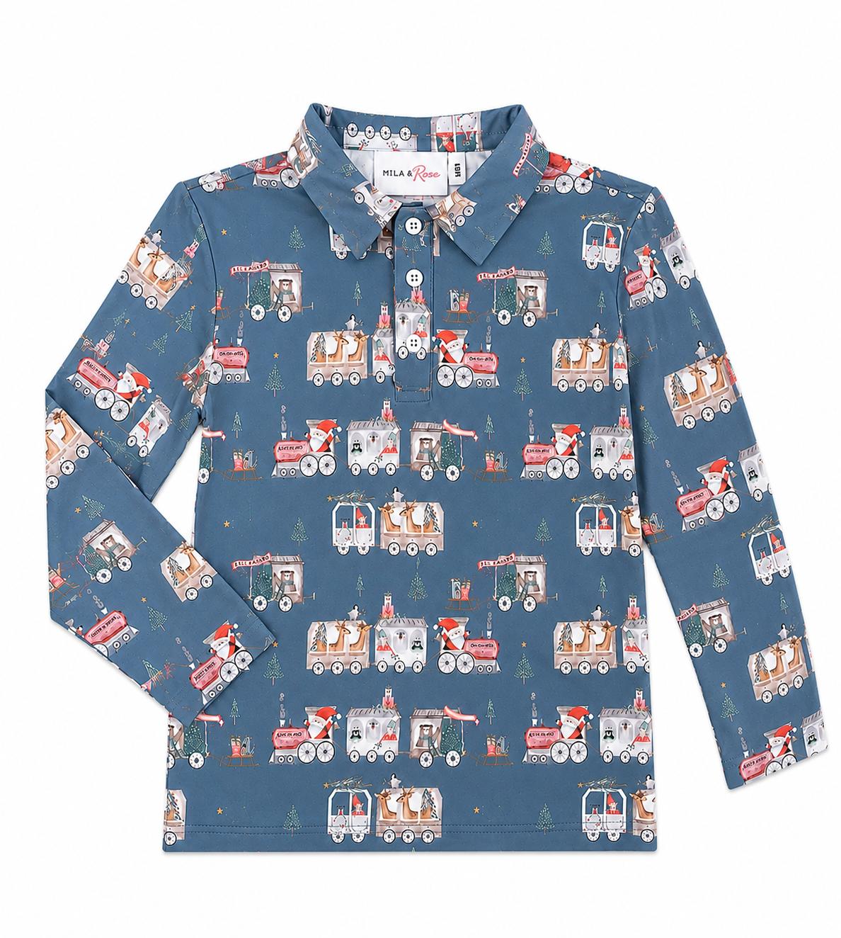 North Pole Express L/S PoloBoys Polo - L/STorqelo.com