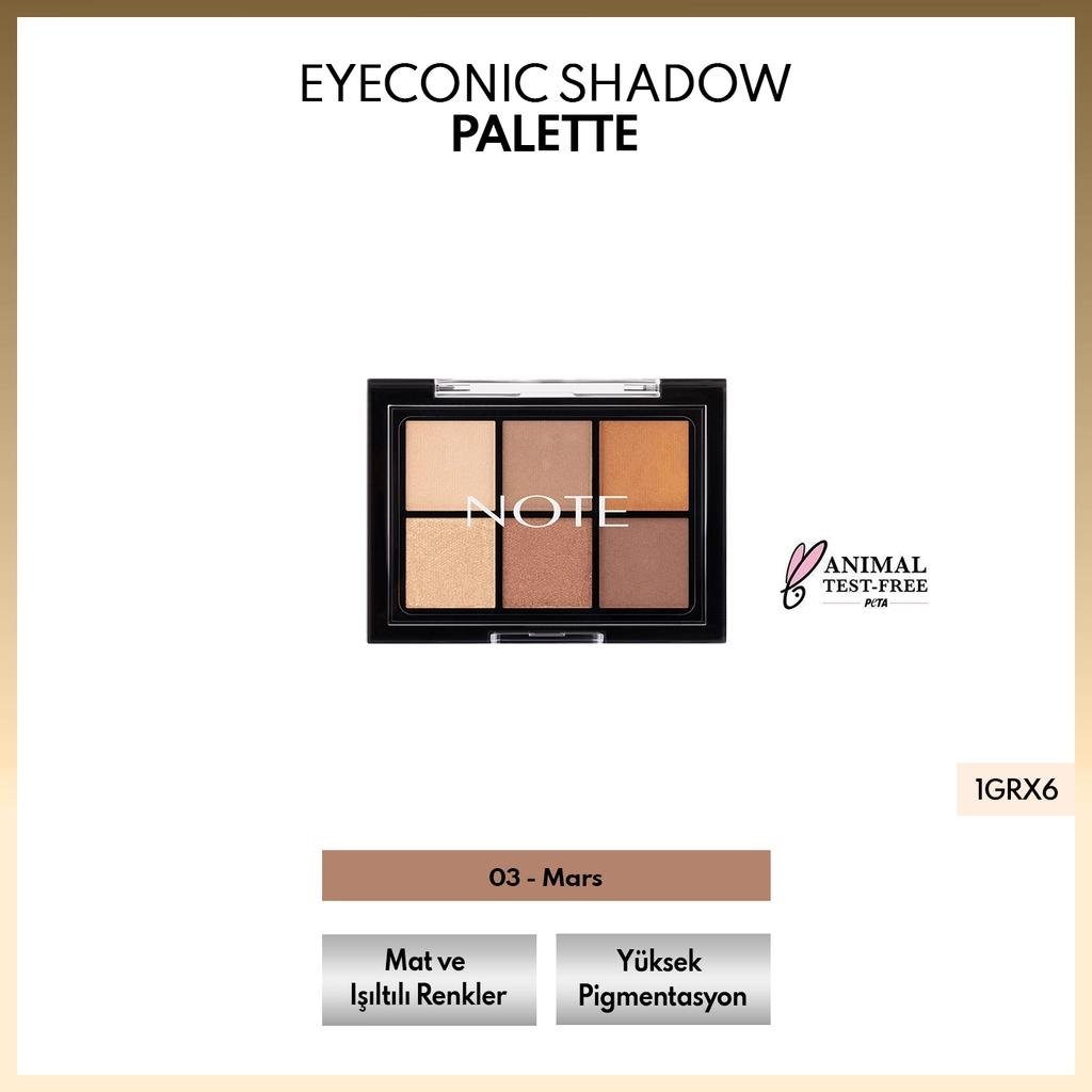 Note Eyeconic Shadow Palette 03 Mars 12gMakeupTorqelo.com