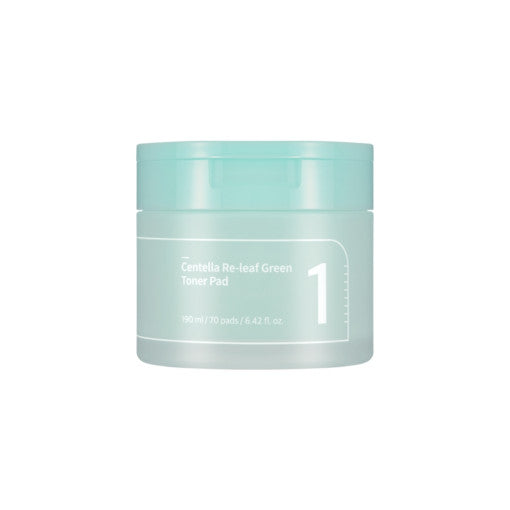 numbuzin No.1 Centella Re-leaf Green Toner Pad 70P by Seoulia