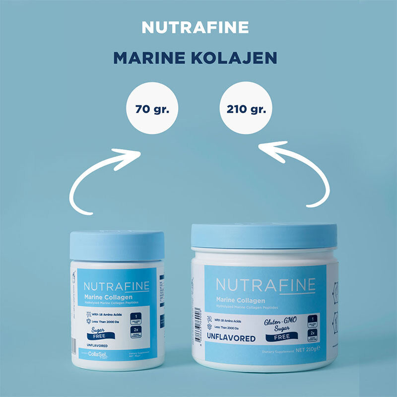 Nutrafine Marine Collagen Type 1 Fish Peptides Powder 210g by Beauty Care Bag