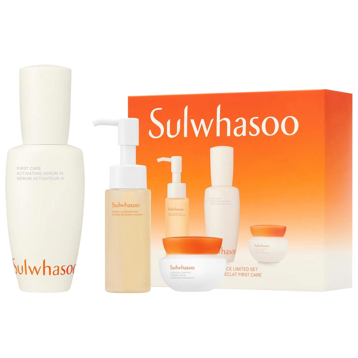 First Care Radiance Set: Ginseng Anti-Aging Skincare Ð Hydrating, Firming, and Radiance Boosting Korean Skincare Routine by Beauty Care Bag
