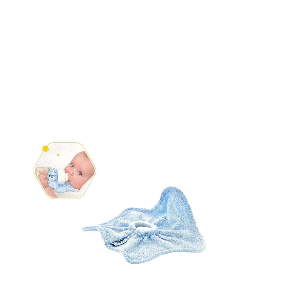 Babyjem Blue Baby Bib - Protects Clothing from Stains during Feeding by Beauty Care Bag