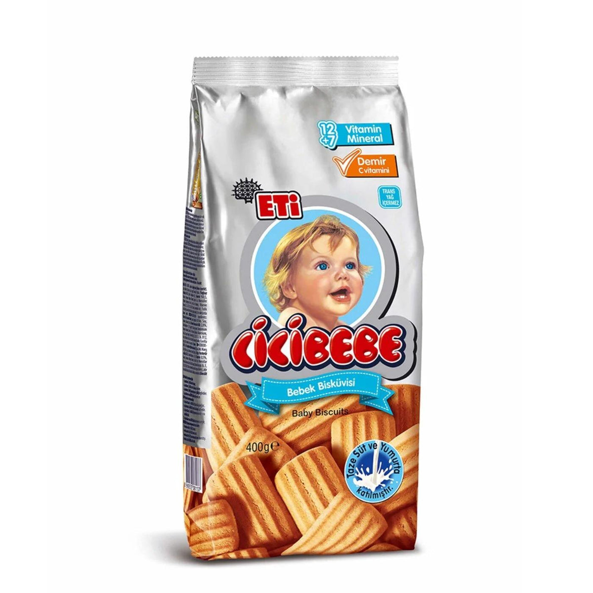 Eti Cicibebe Baby Biscuits Vitamin Enriched 400g by Beauty Care Bag