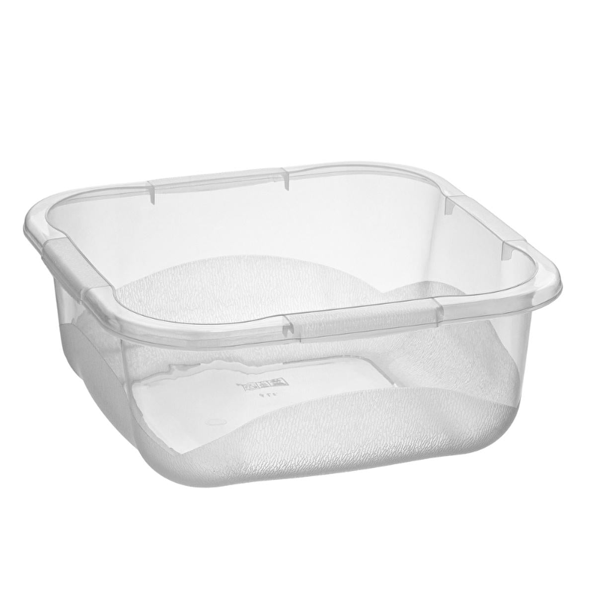 Bee Home No:2 Transparent Square Food Storage Container, 6L Capacity - Food Safe, Visible Storage by Beauty Care Bag
