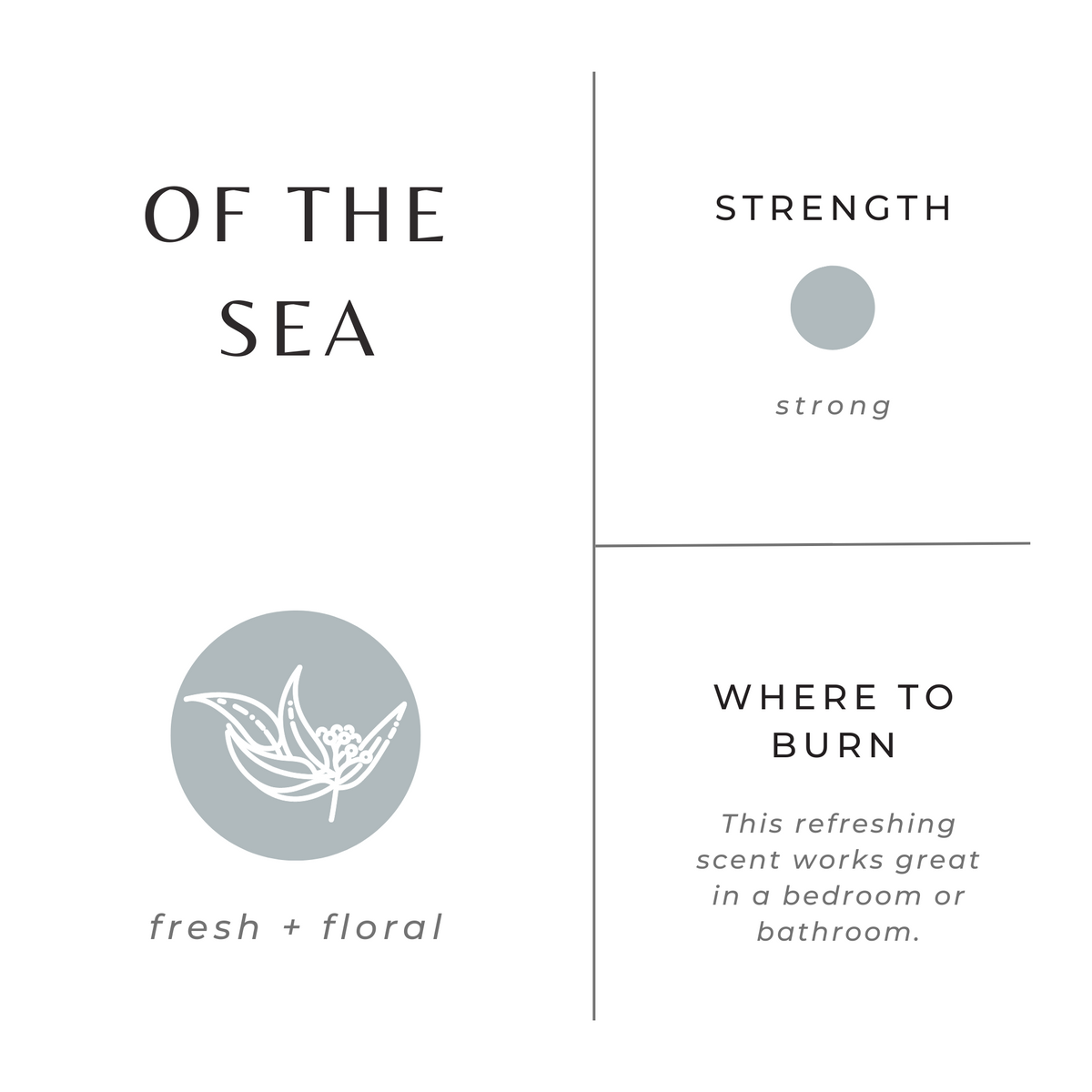 Of The Sea - Eucalyptus + Lavender + Peppermint by Slow North