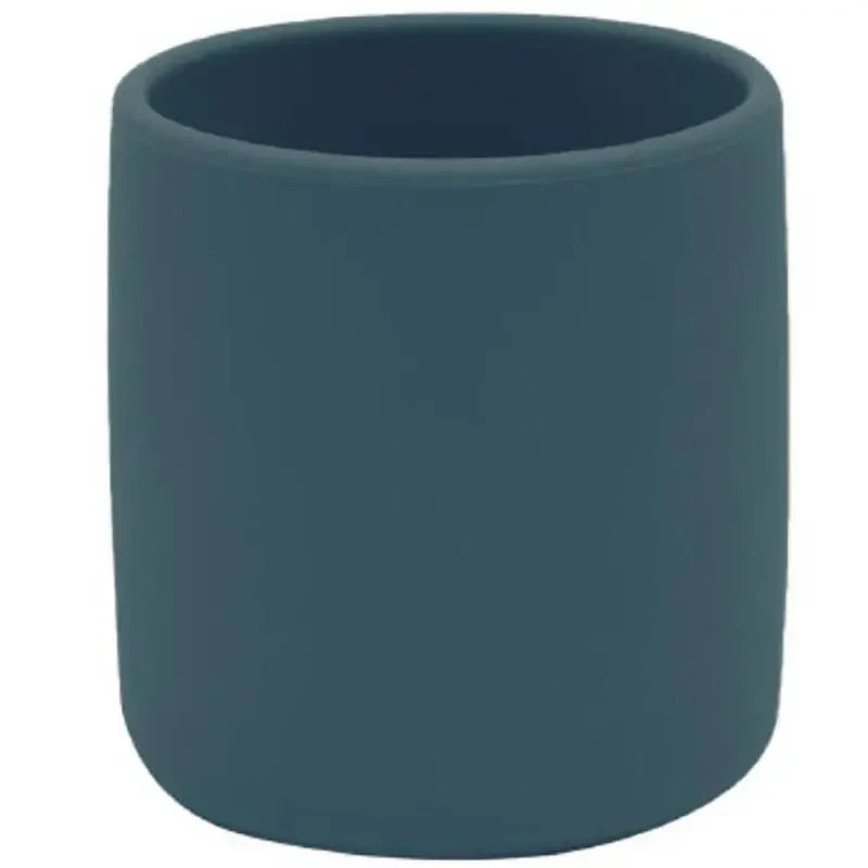 OiOi Silicone Mini Cup for Babies in Deep Blue, 180 ml by Beauty Care Bag