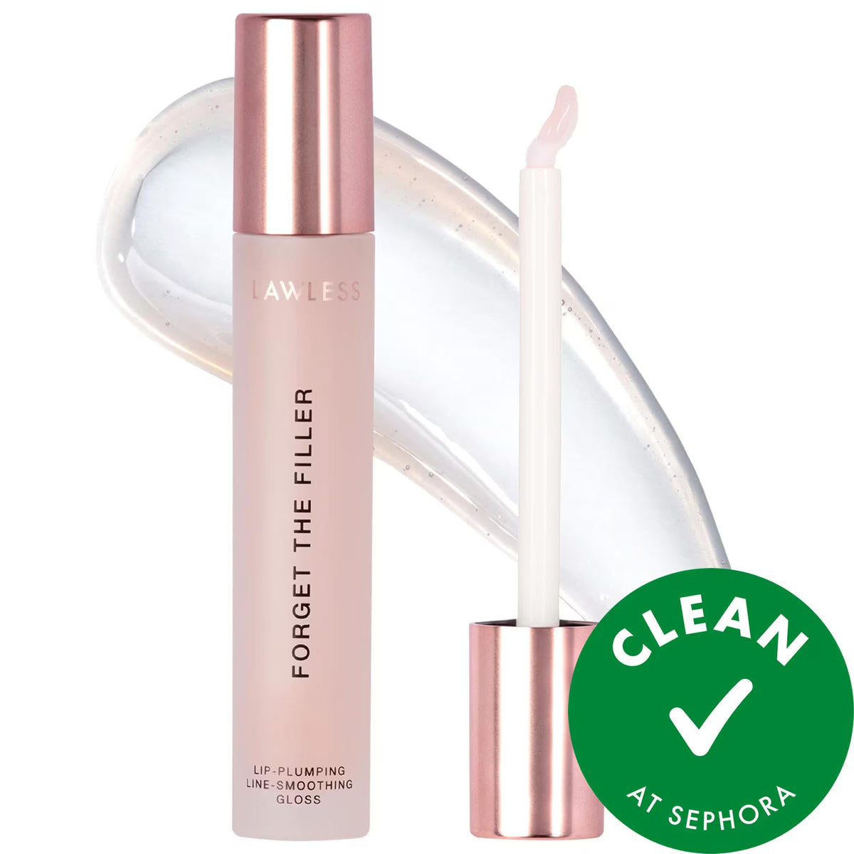 Forget The Filler Lip Plumper: Hydrating, Smoothing, Vegan Lip Gloss for Fuller Lips, Featuring MAXI-LIP, Shea Butter & Rosehip Oil by Beauty Care Bag