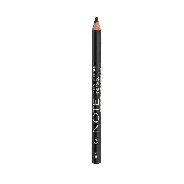 Note Cosmetics Ultra Rich Coffee Eye Pencil: Intense Color, Semi-Matte Kajal Eyeliner for Smoky Eyes - Define & Highlight by Beauty Care Bag