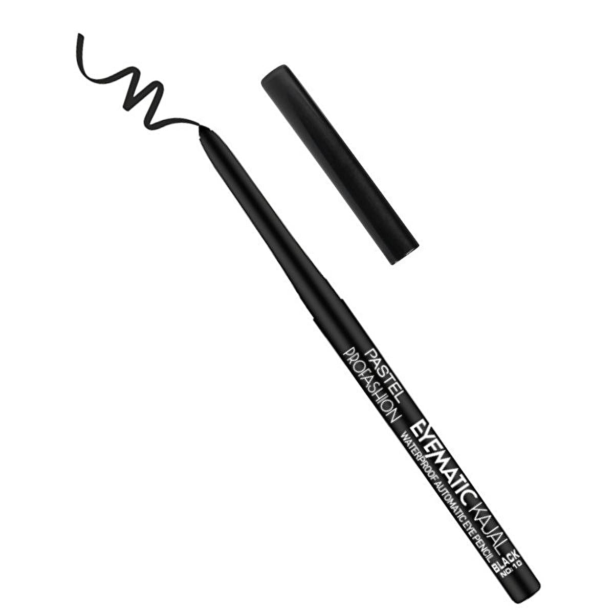 Pastel Profashion Eyematic Kajal Waterproof Automatic Eye Pencil - Long-Lasting, Smudge-Proof Eyeliner & Kajal for Sensitive EyesEyelinerTorqelo.com