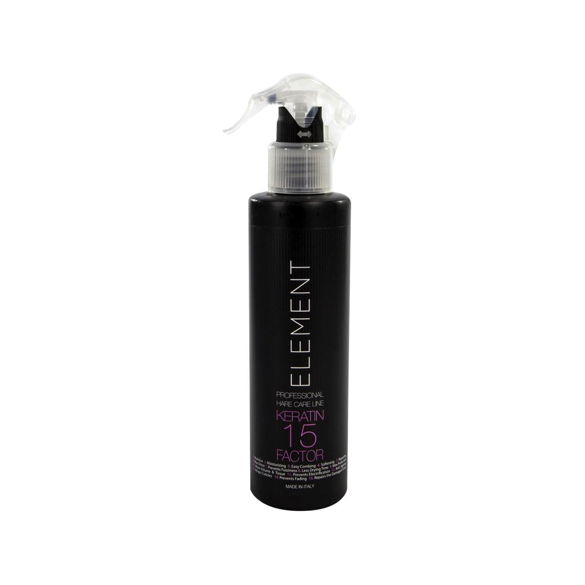 Element Keratin Leave-in Hair Spray with SPF 15 - Nourishing, Protective Hair Care for Daily Use by Beauty Care Bag