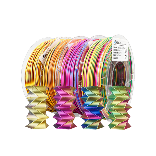 PLA Silk Triple Color Variety Pack (4x200g) - 1.75MMPLATorqelo.com