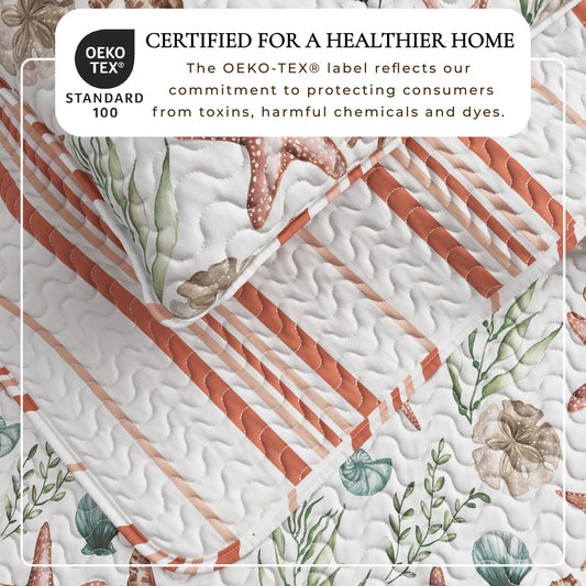 Castaway Coastal Quilt Set by Great Bay Home
