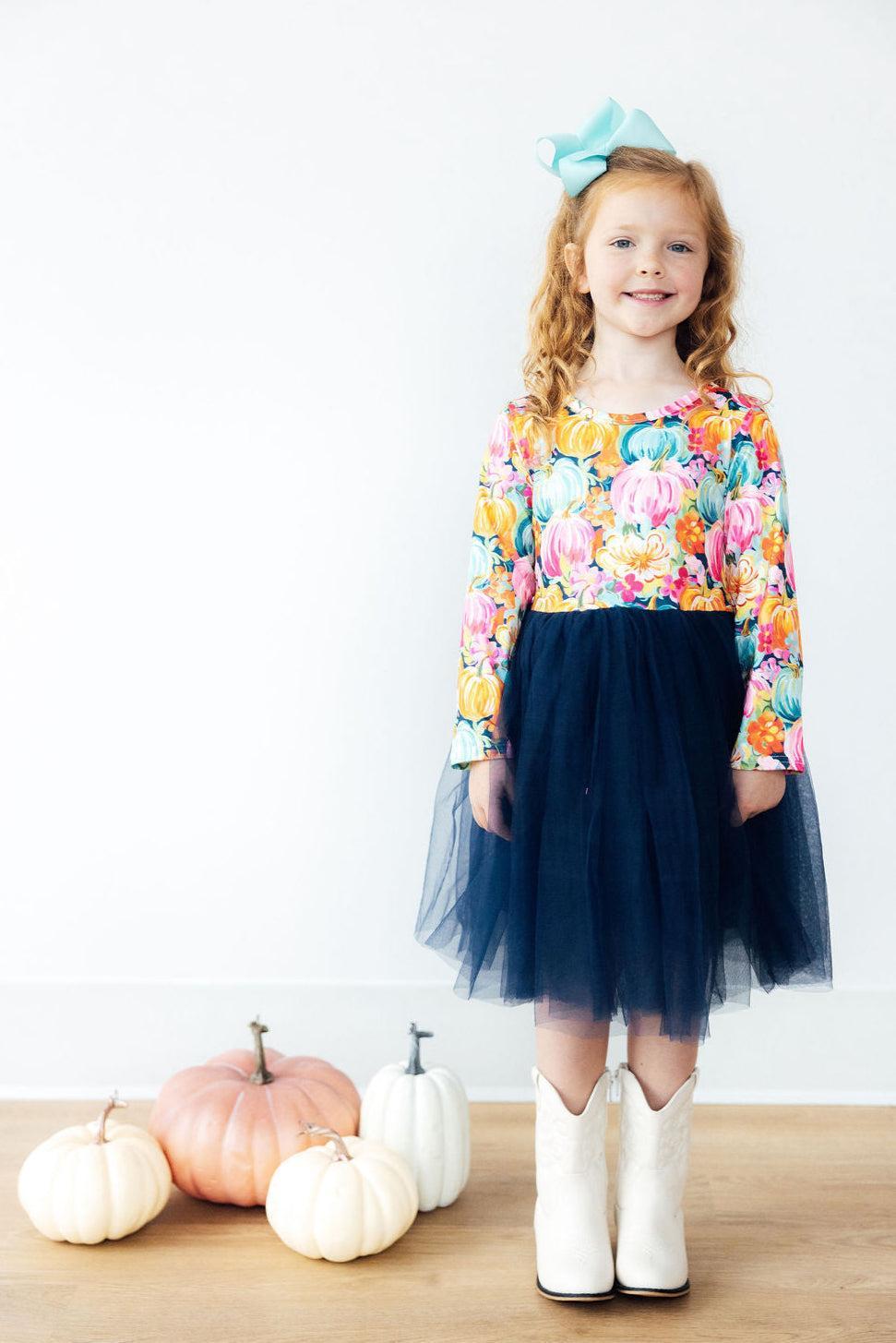 Preppy Patch L/S Tutu DressTutu Dress L/STorqelo.com