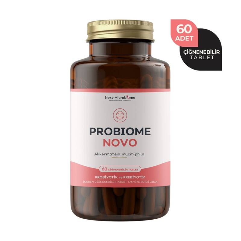 Next-Microbiome Probiome Novo Digestive Support 60 Chewable Tablets by Beauty Care Bag