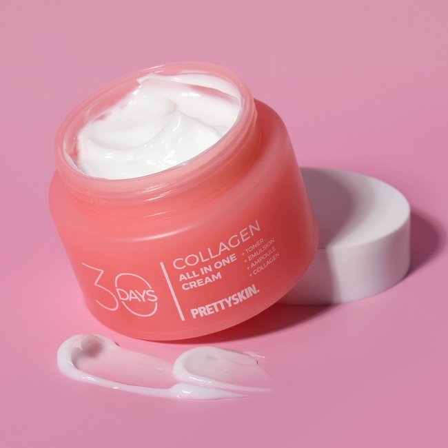 PRETTYSKIN 30 Days All-in-One Collagen Cream 100ml by Seoulia