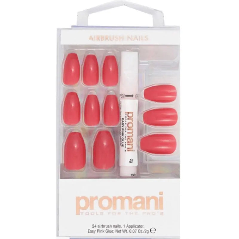 Promani Rose Pink False Nail Kit No: PR-5655 by Beauty Care Bag
